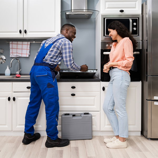 what kind of warranty do you offer on your cooktop repair services in Massac County Illinois